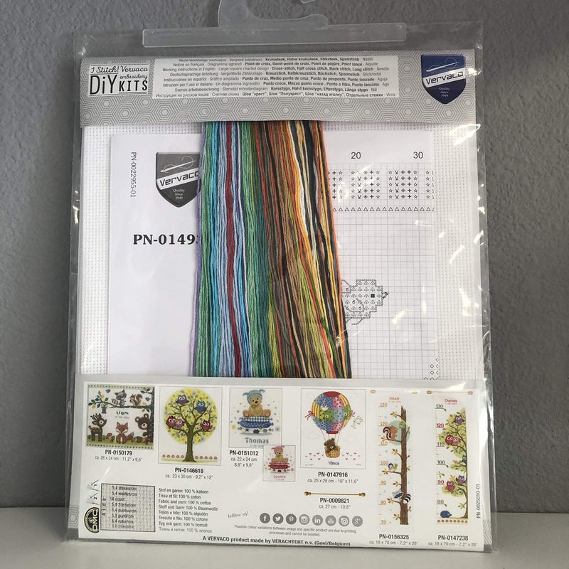 Vervaco Counted Cross Stitch Kit in The Woods 11.2"" x 14"" - Image 2